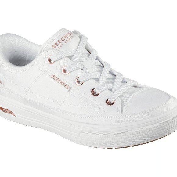 Skechers Slip-ins: Arch Fit Arcade - See Ya There in White/8M/EUC - Picture 4 of 15